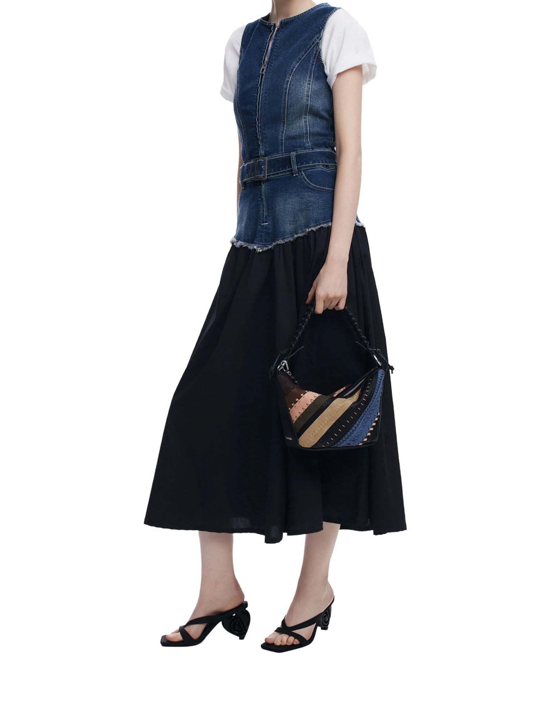 Tracolla Nero Desigual