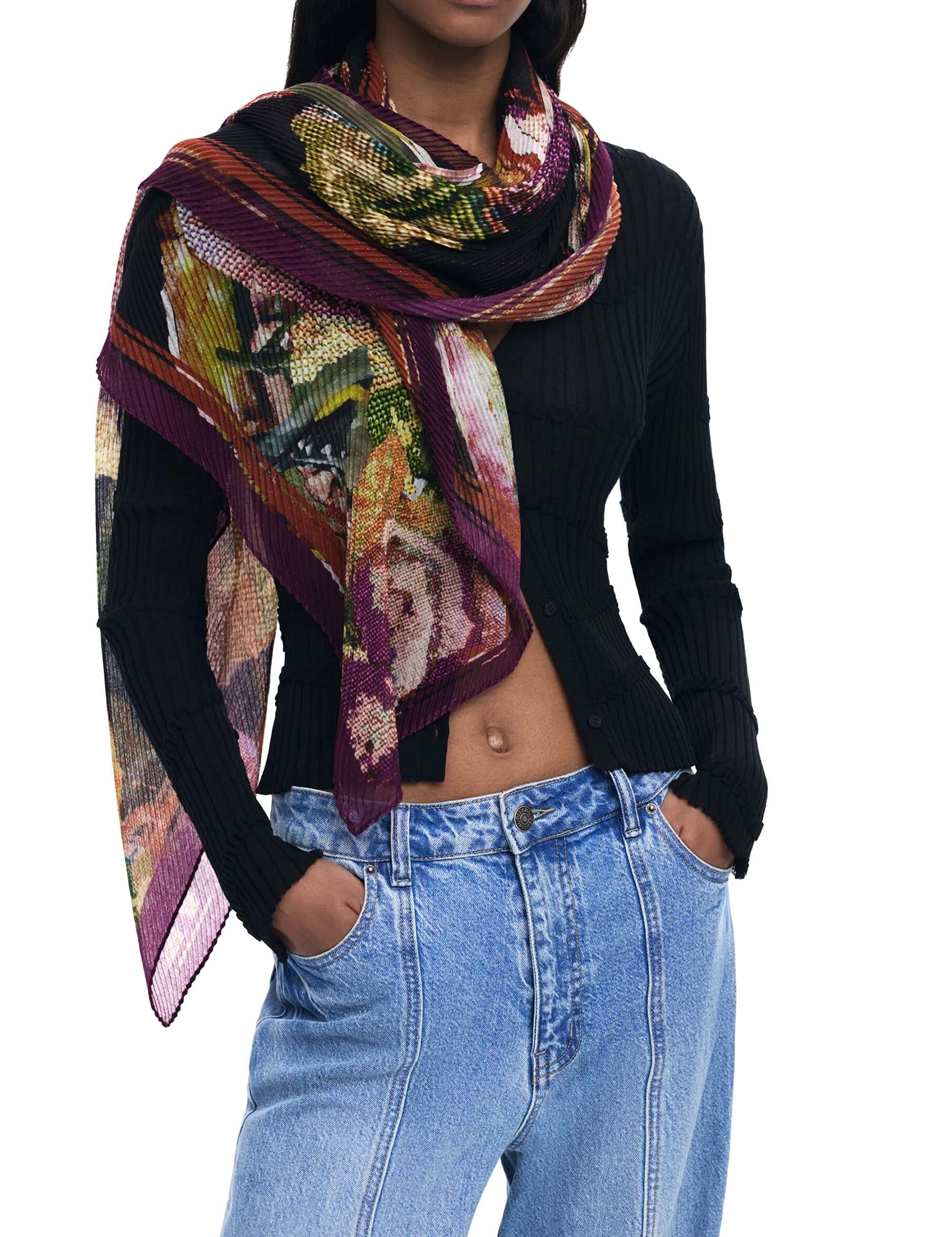 Foulard Nero Desigual