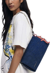 Tracolla Blu Desigual