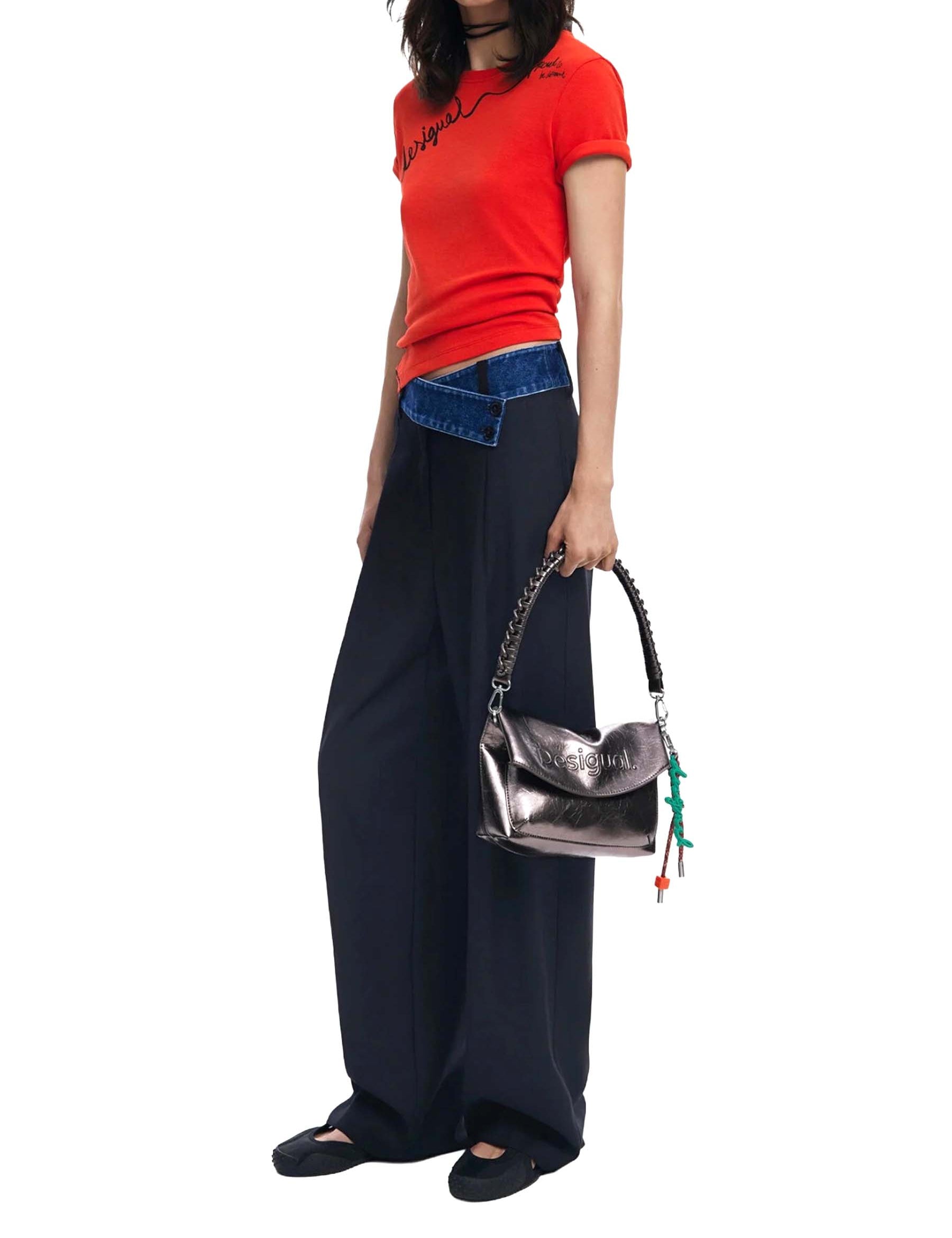 Tracolla Argentato Desigual