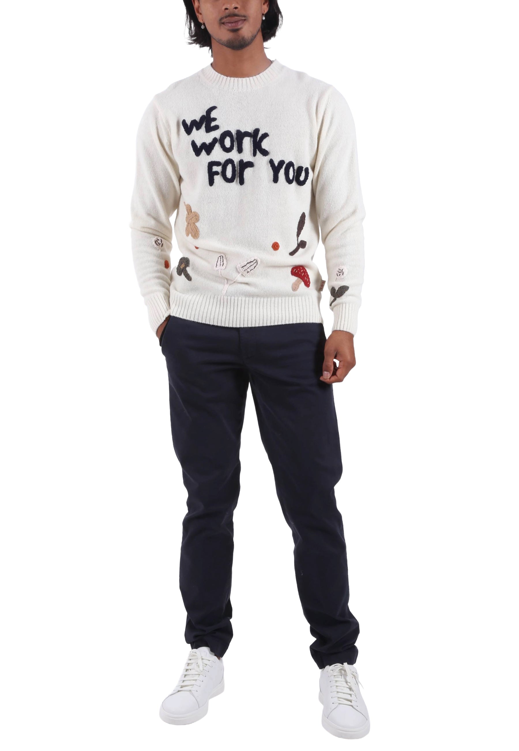 Maglioncini Bianco Bob