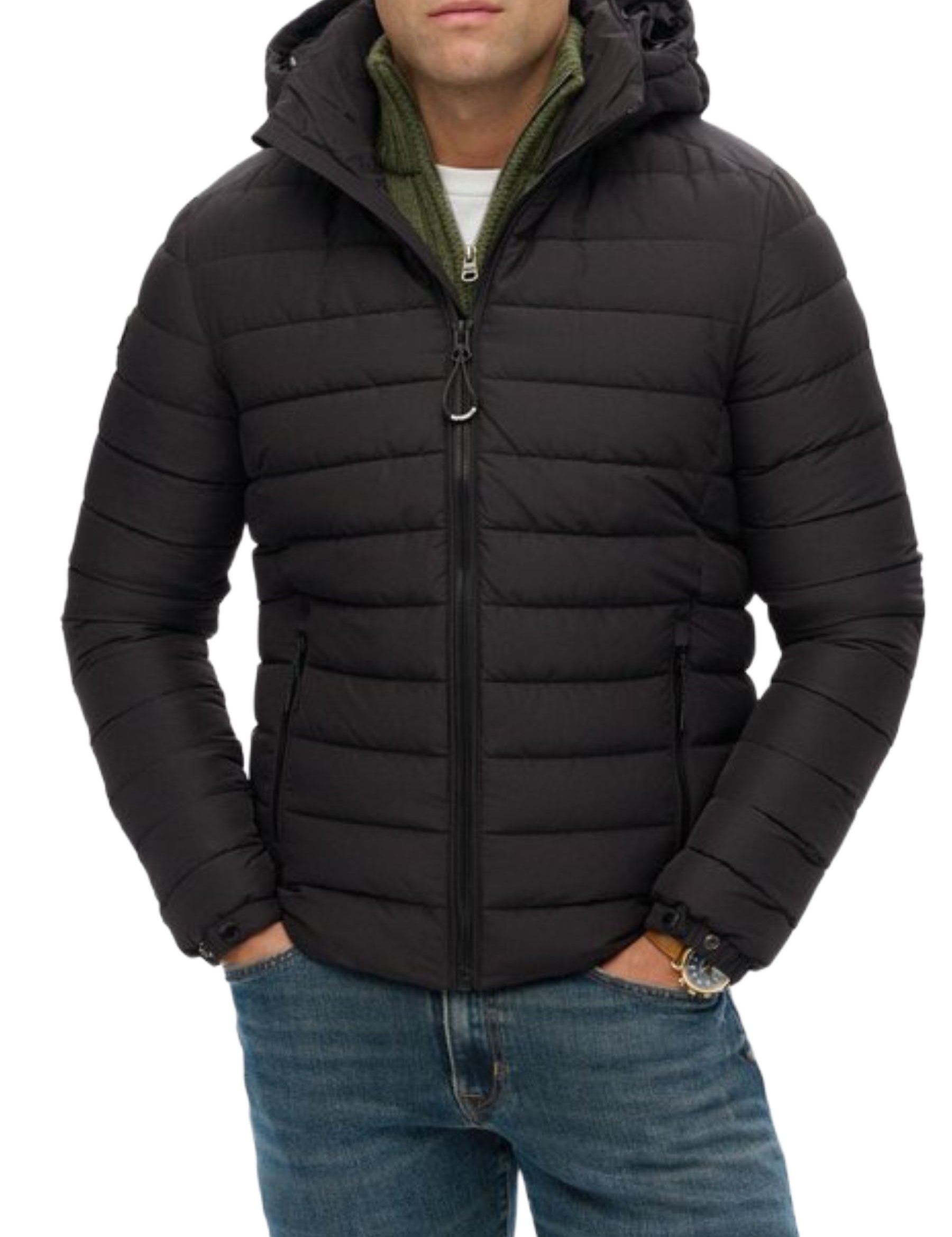 Piumini Nero Superdry