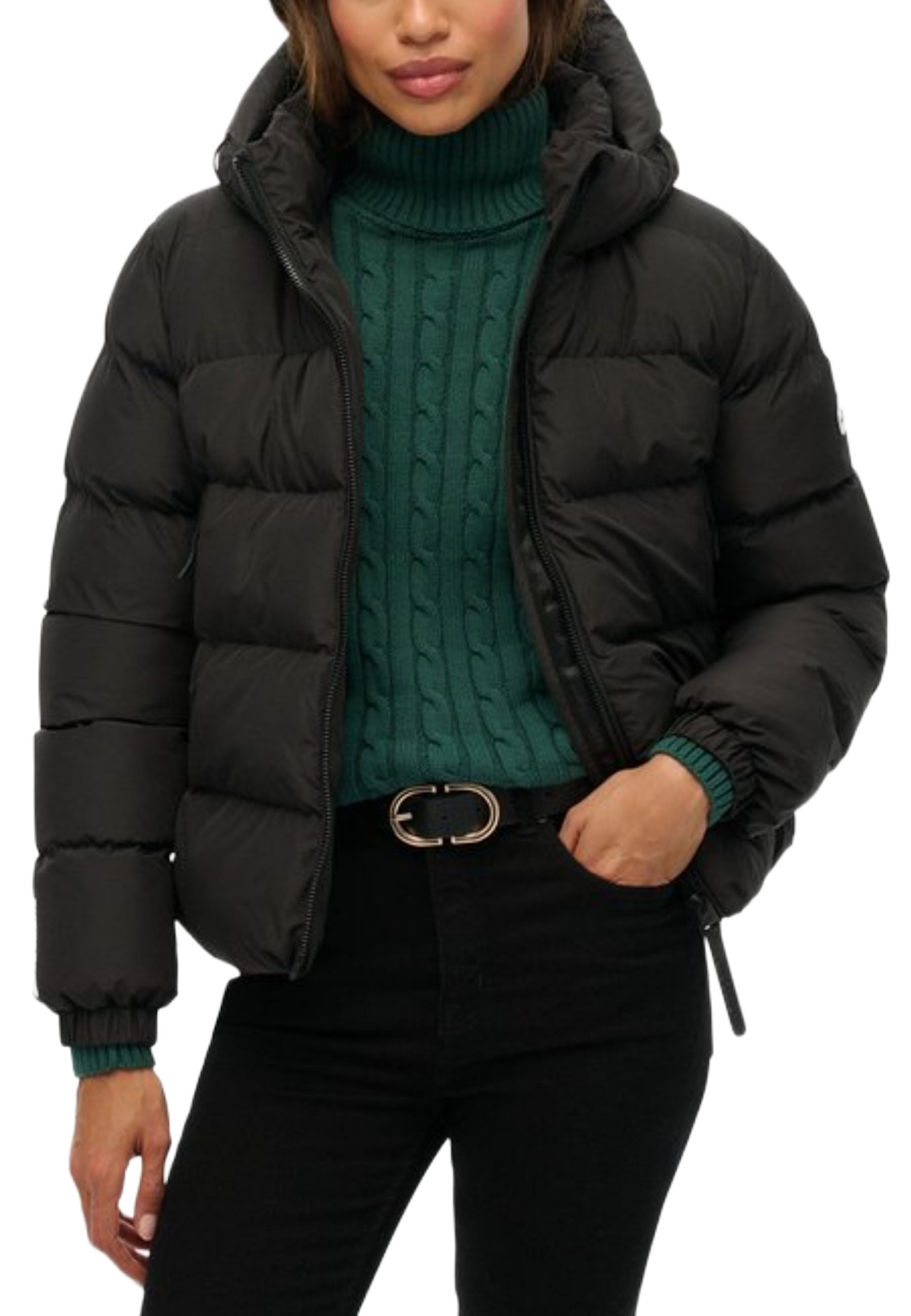 Piumini Nero Superdry