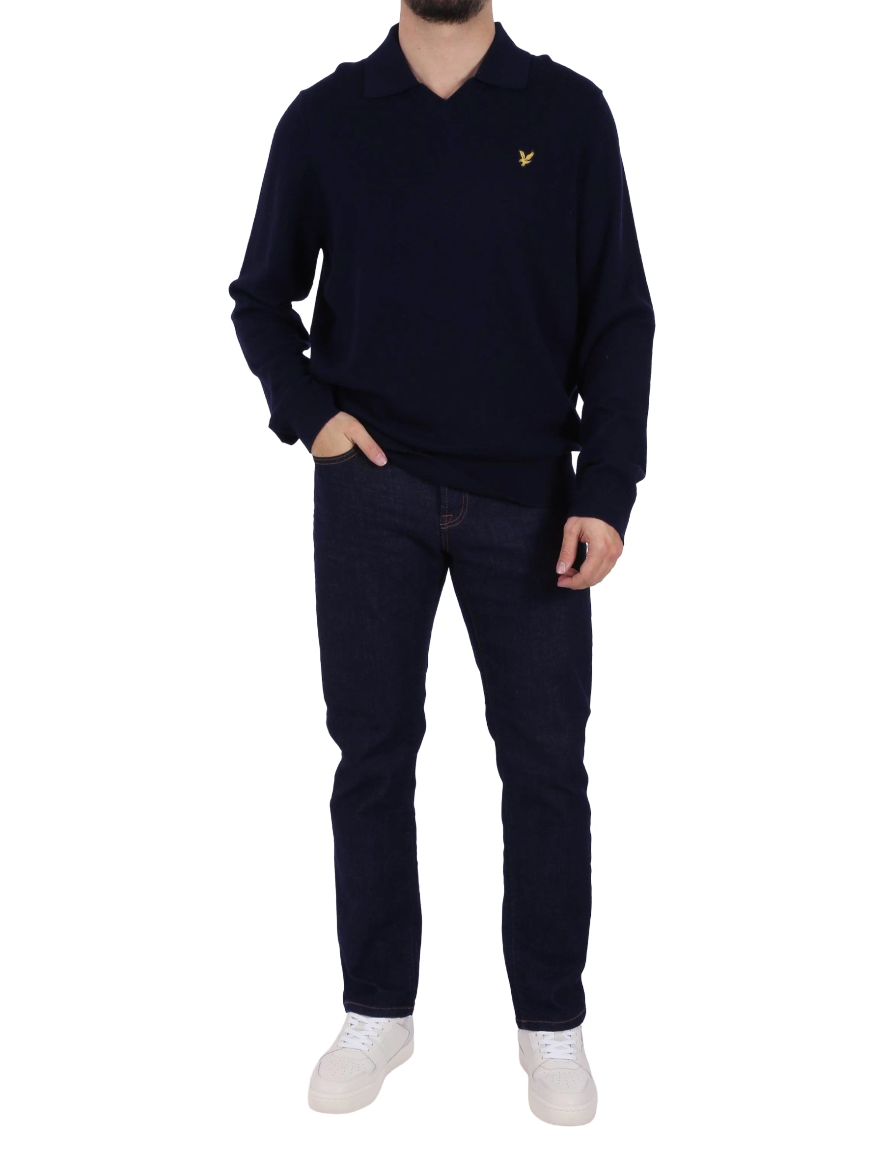 Polo Nero Lyle & Scott