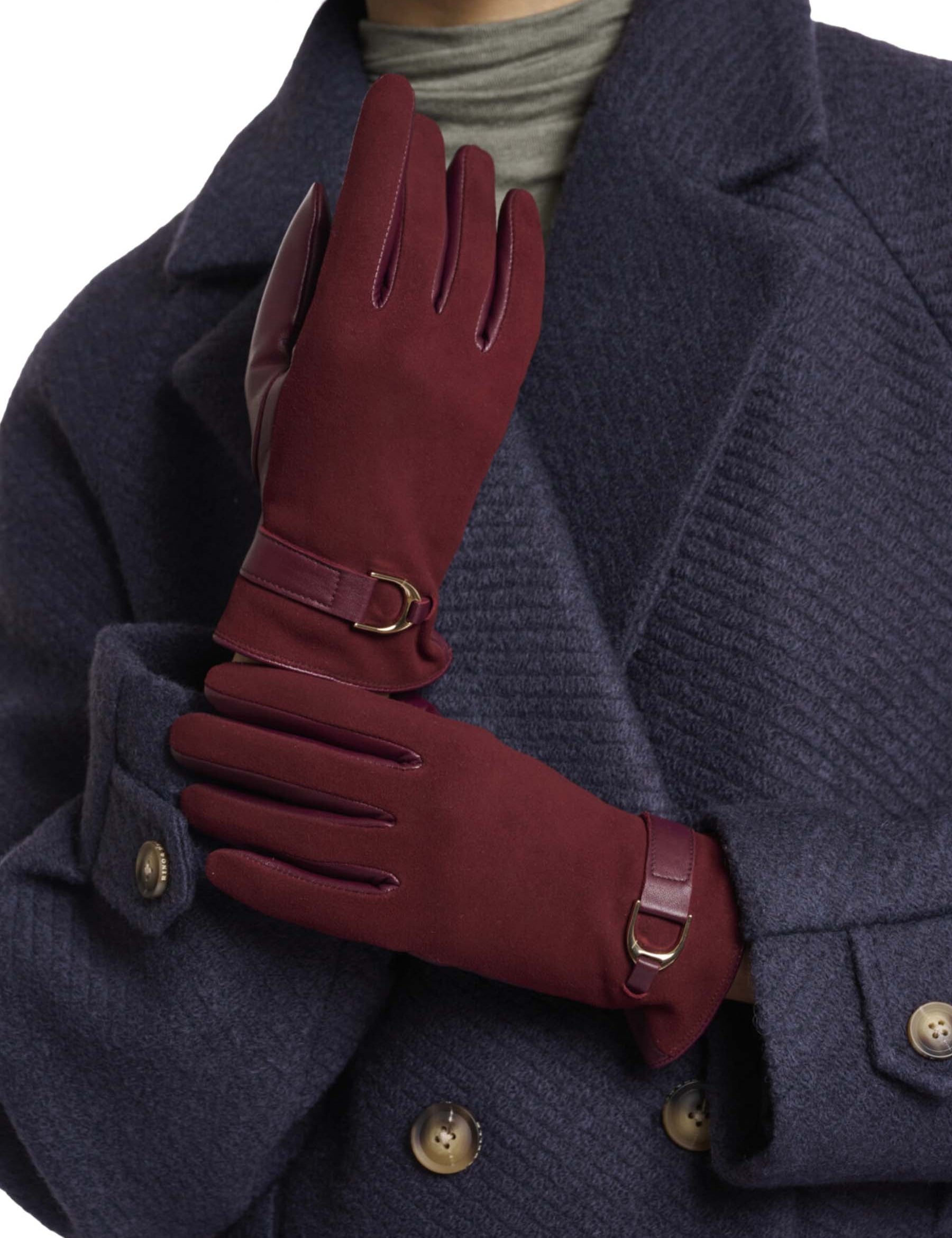 Guanti Bordeaux Rino&pelle