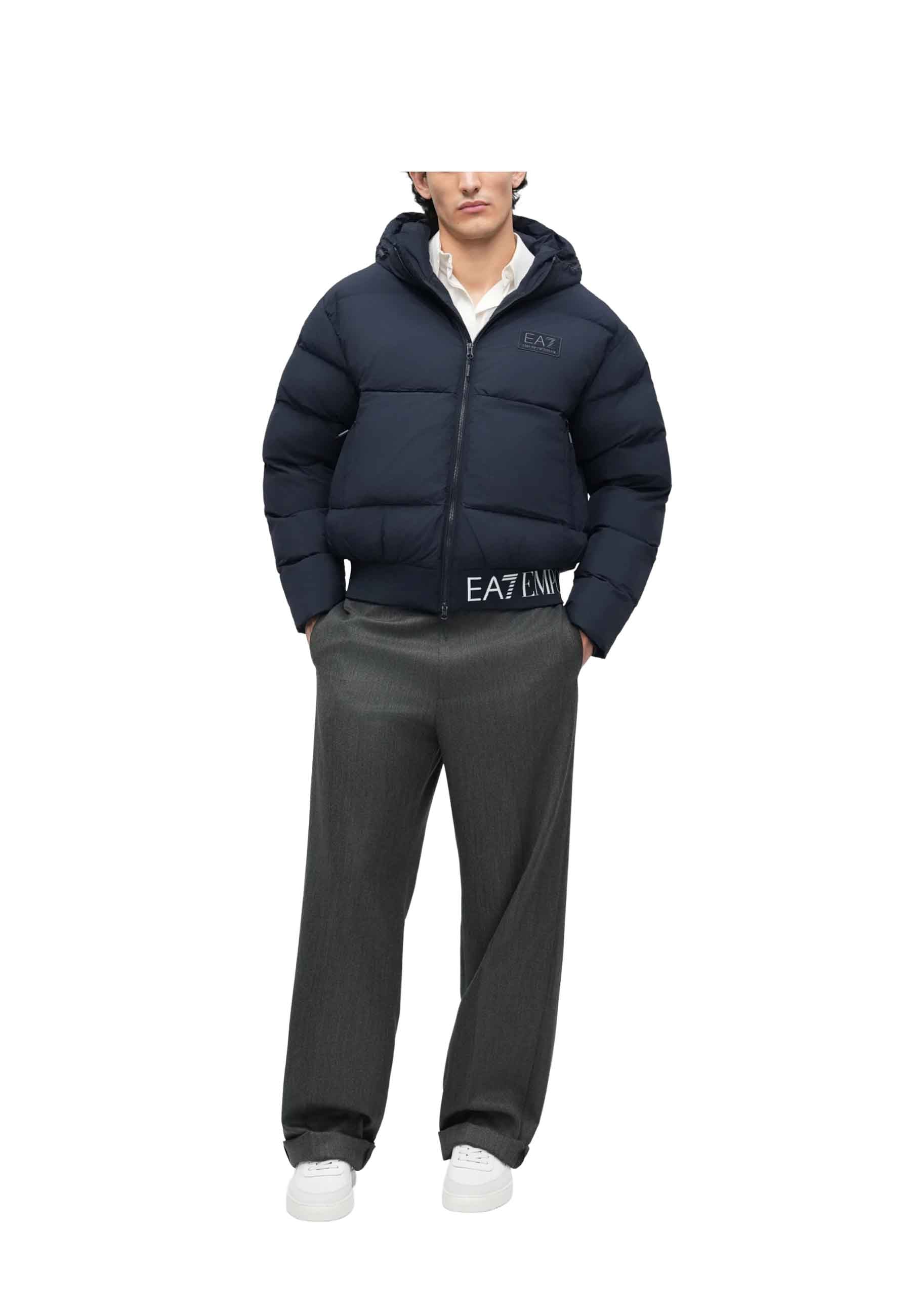 Piumini Blu Ea7 Emporio Armani