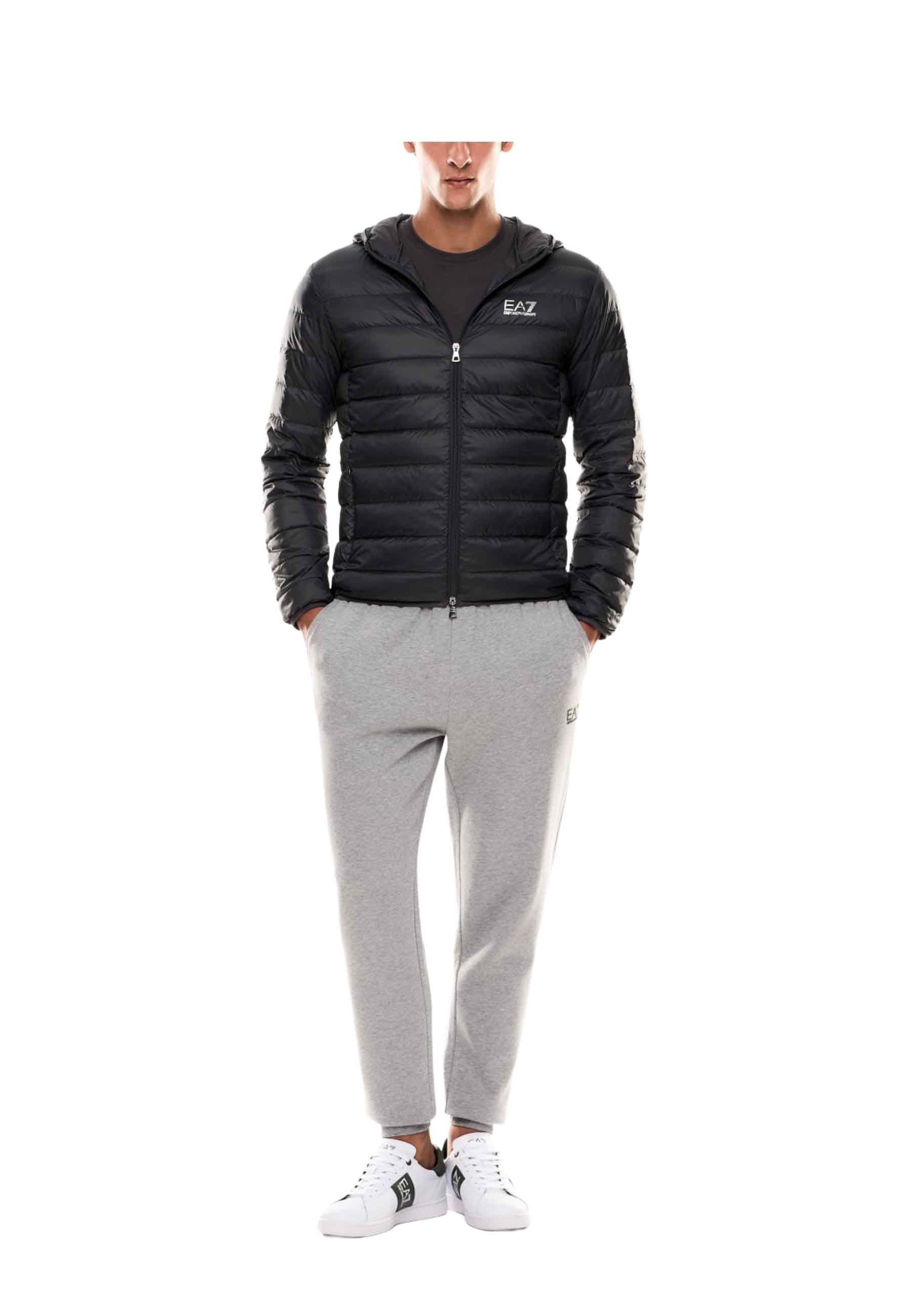 Piumini Grigio Ea7 Emporio Armani