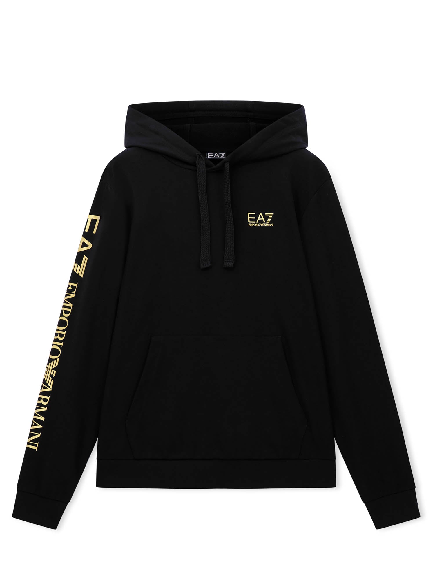Felpe Nero Oro Ea7 Emporio Armani