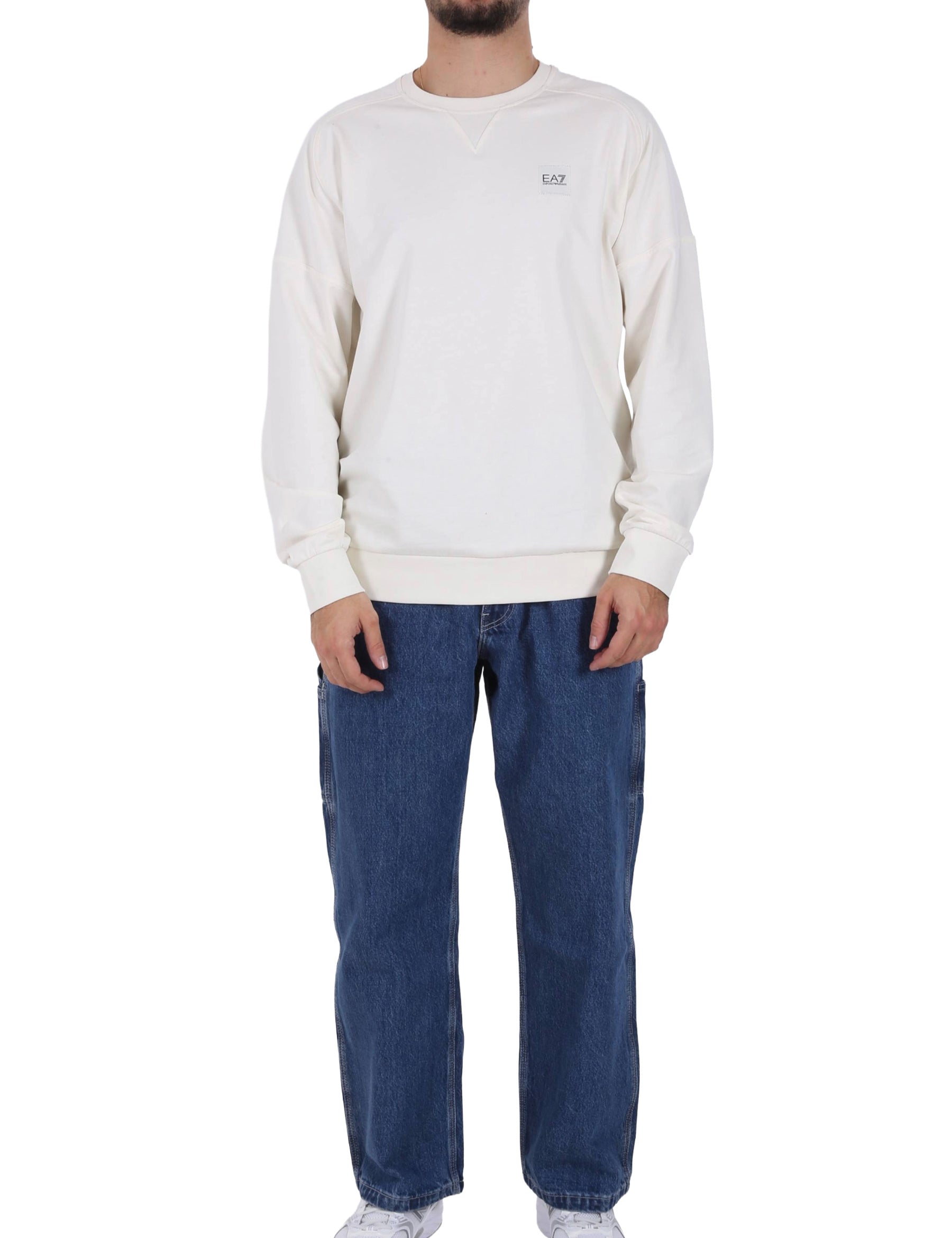 Felpe Bianco Ea7 Emporio Armani