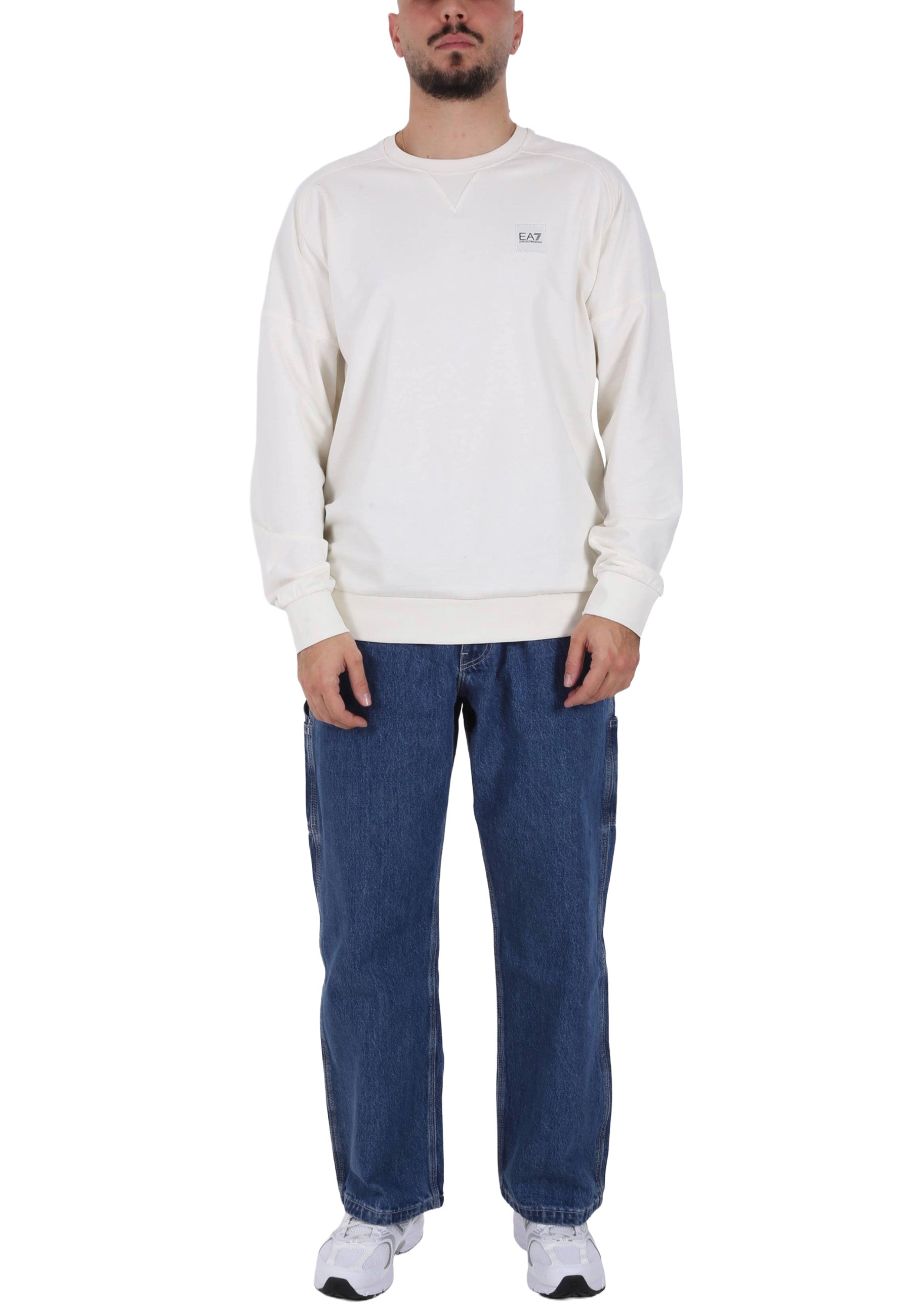 Felpe Bianco Ea7 Emporio Armani