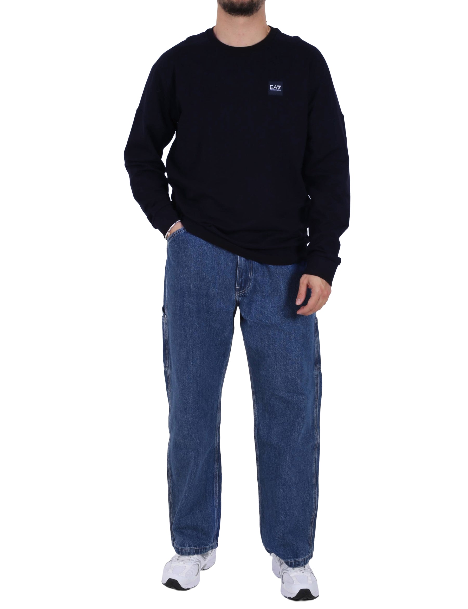 Felpe Blu Ea7 Emporio Armani