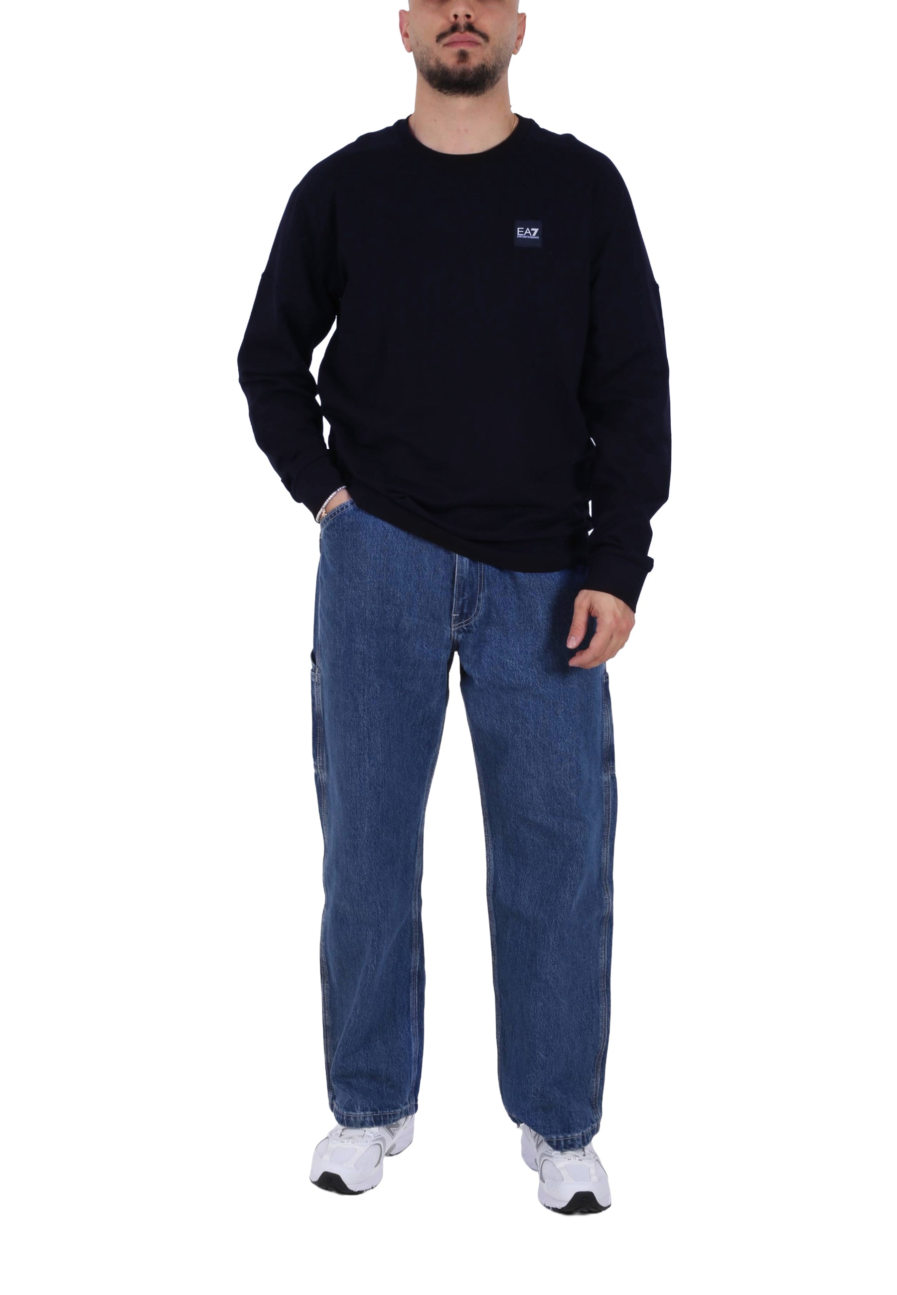 Felpe Blu Ea7 Emporio Armani