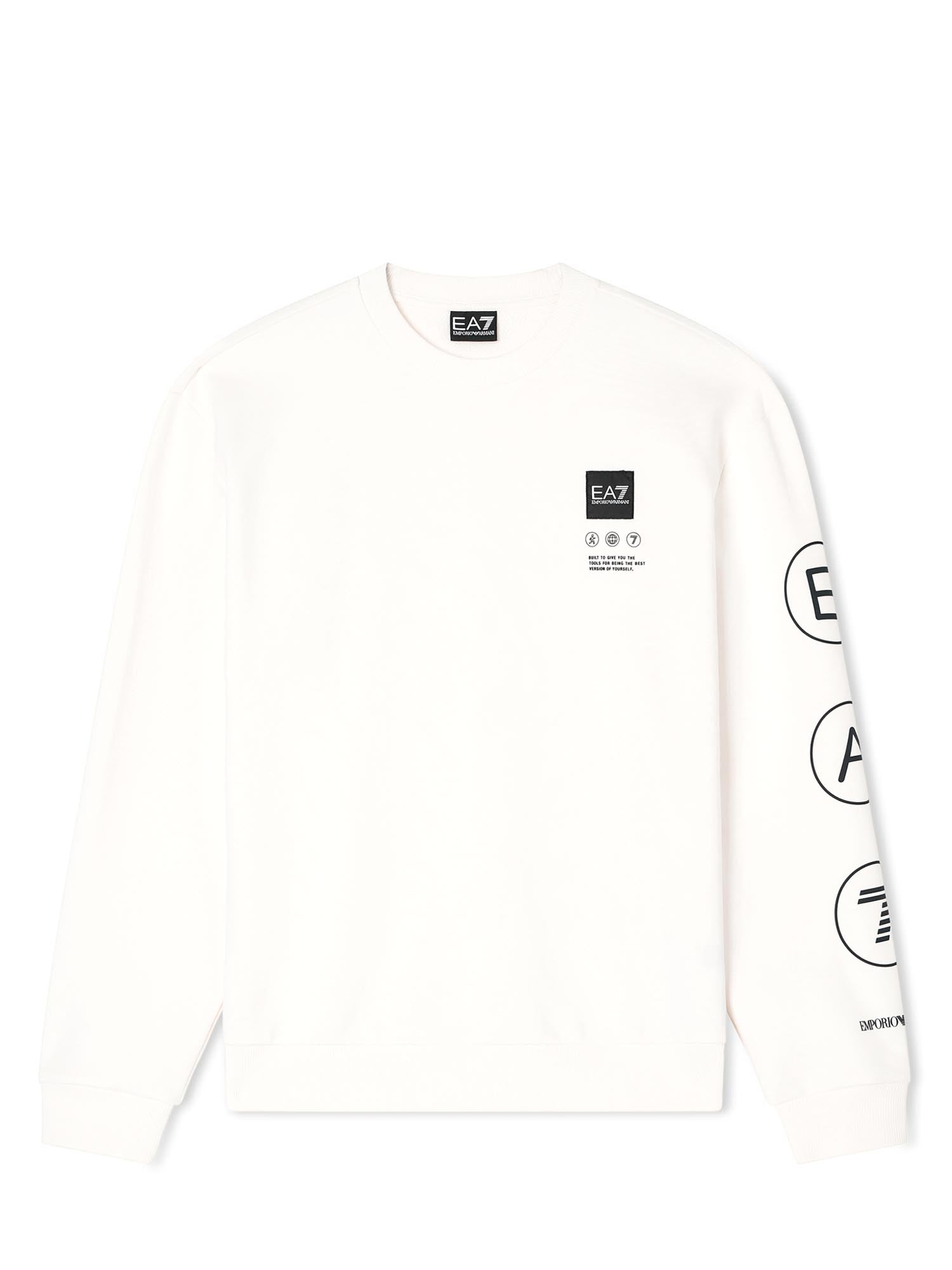 Felpe Bianco Ea7 Emporio Armani