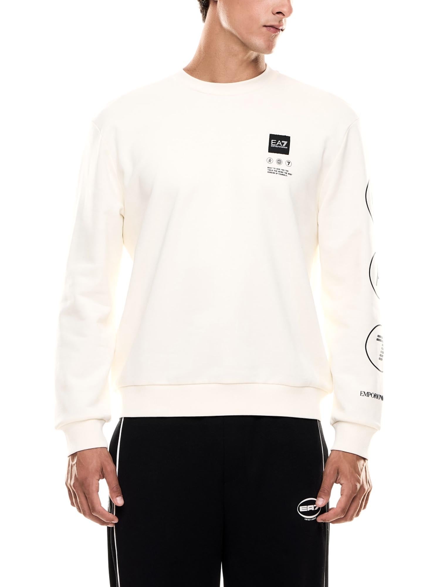 Felpe Bianco Ea7 Emporio Armani