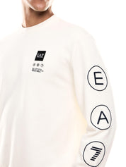 Felpe Bianco Ea7 Emporio Armani