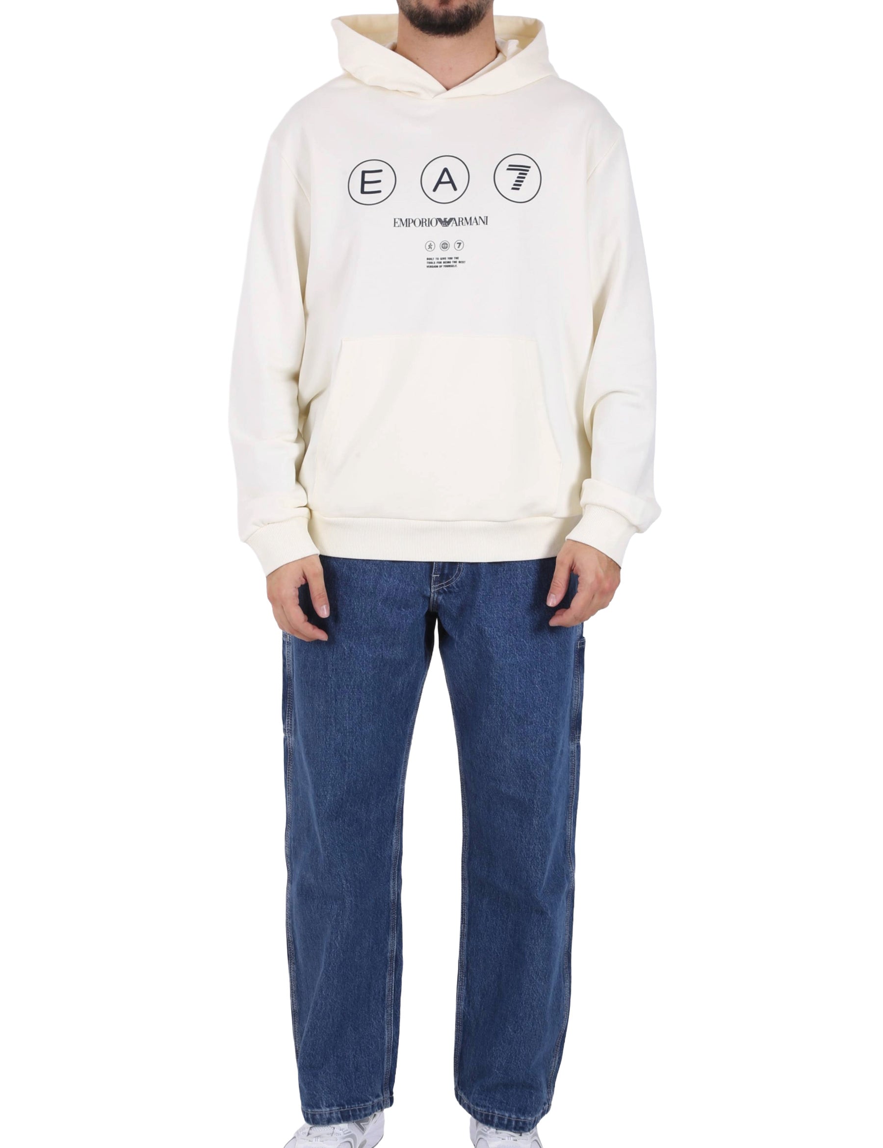 Felpe Bianco Ea7 Emporio Armani