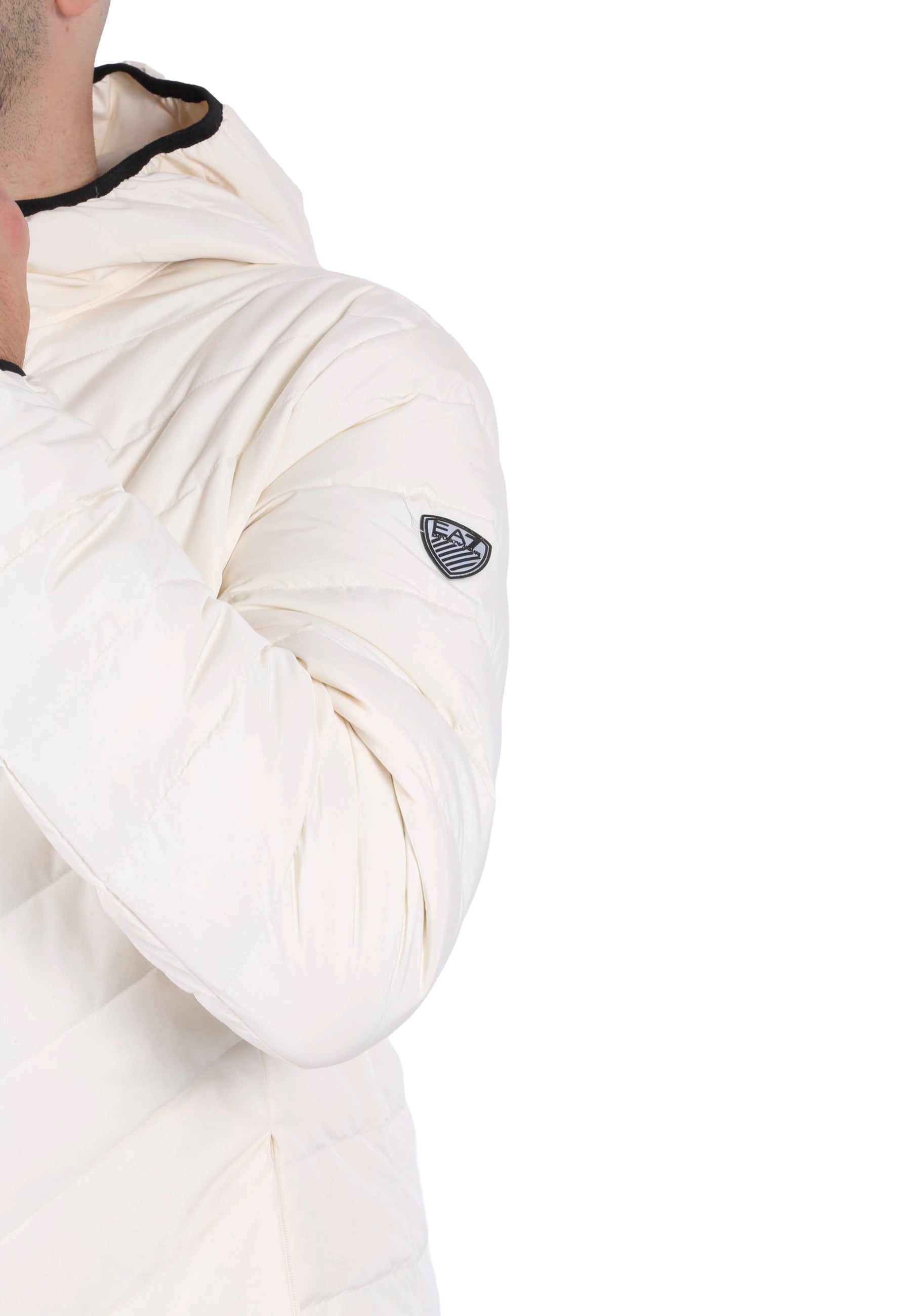 Piumini Bianco Ea7 Emporio Armani