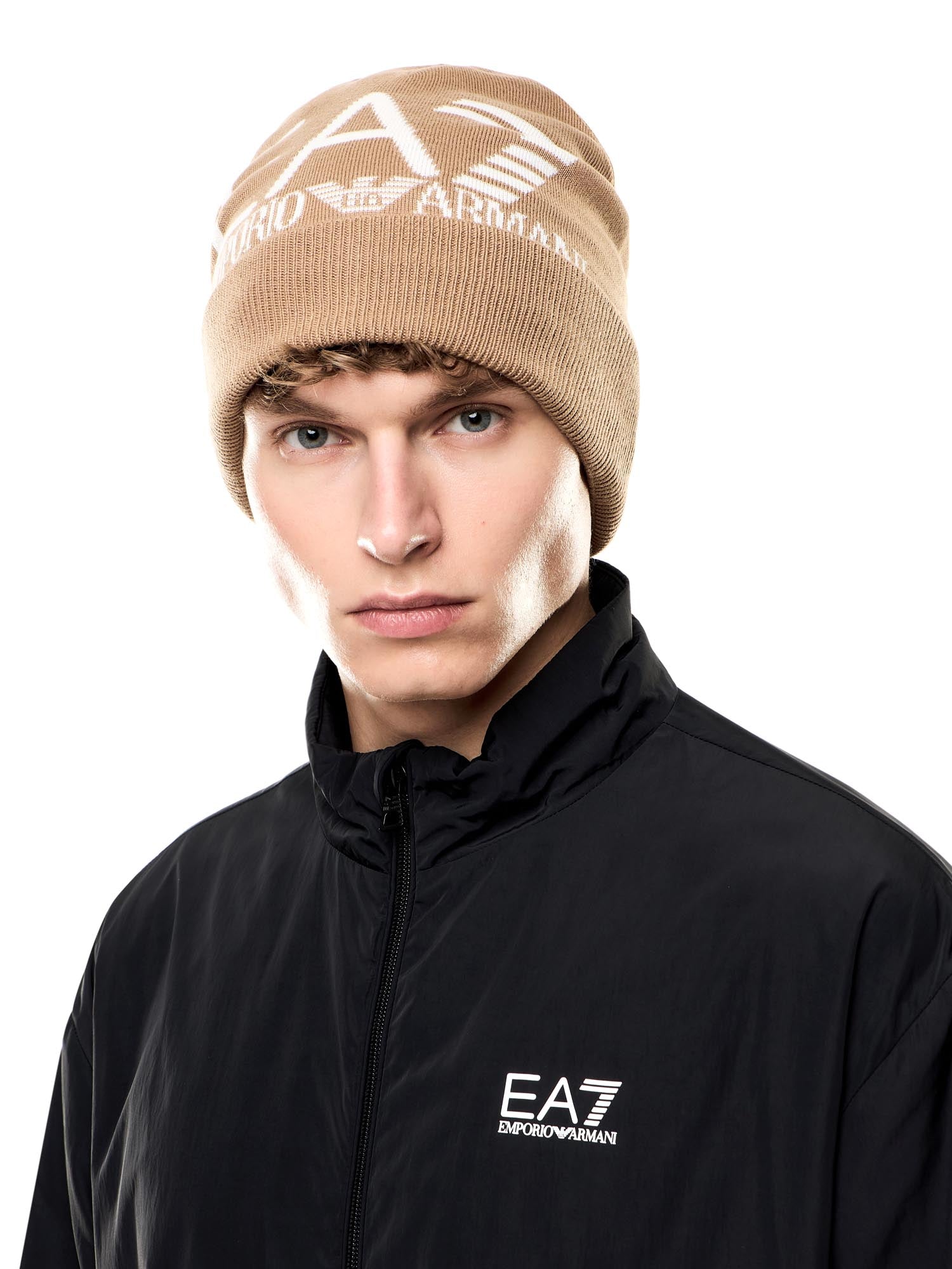 Cappelli Beige Ea7 Emporio Armani