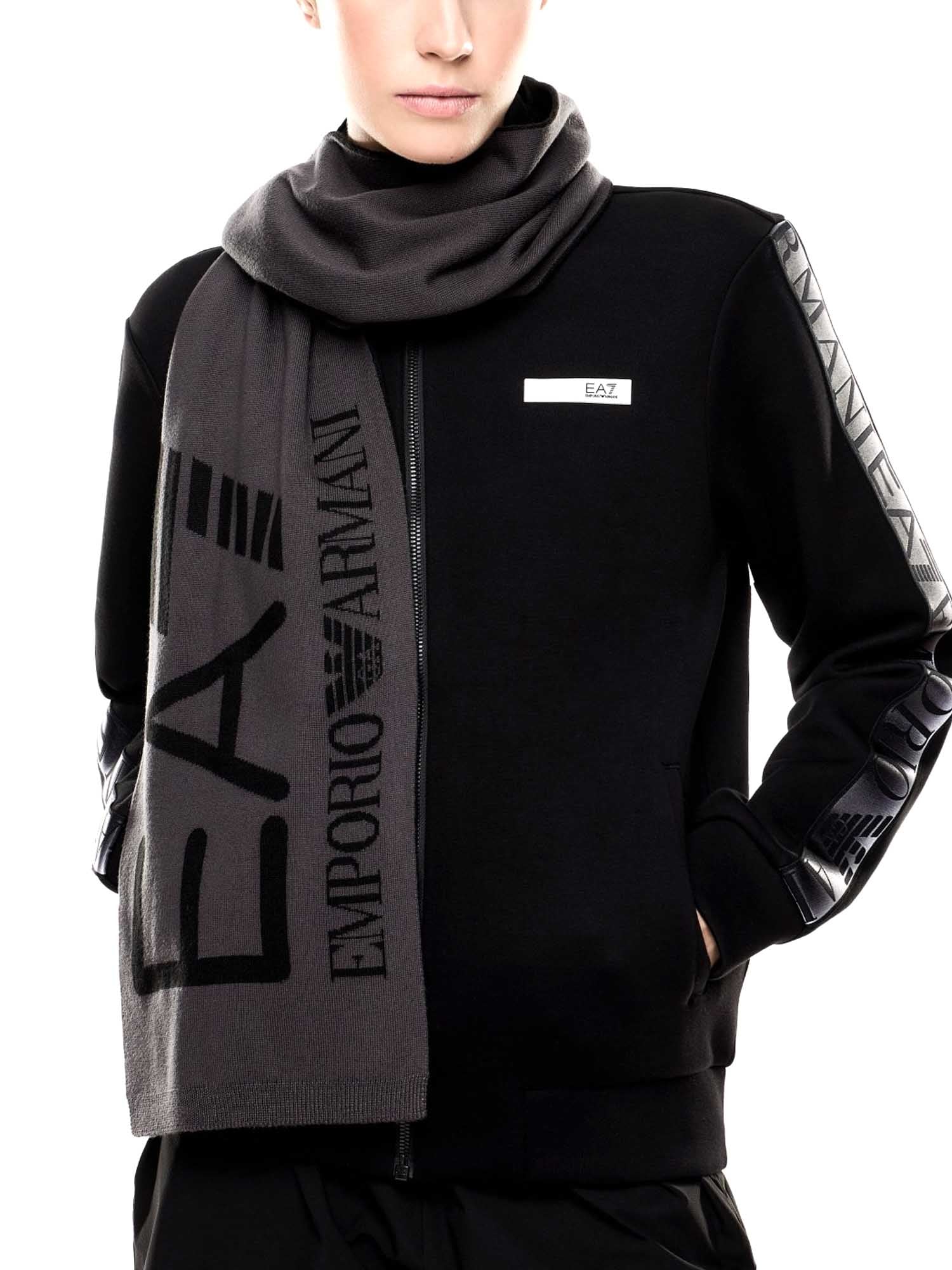 Sciarpe Grigio Ea7 Emporio Armani