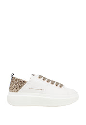 Sneakers Bianco Dorato Alexander Smith