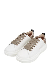 Sneakers Bianco Dorato Alexander Smith