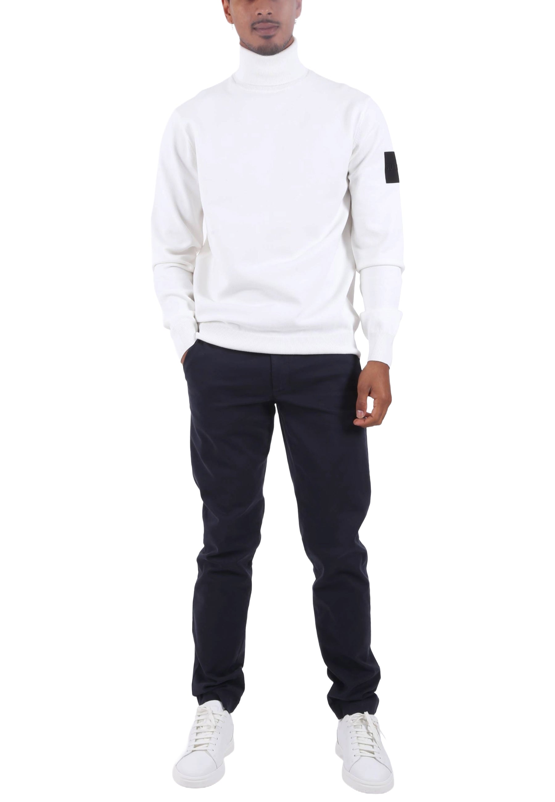 Maglia a collo alto Bianco Outhere