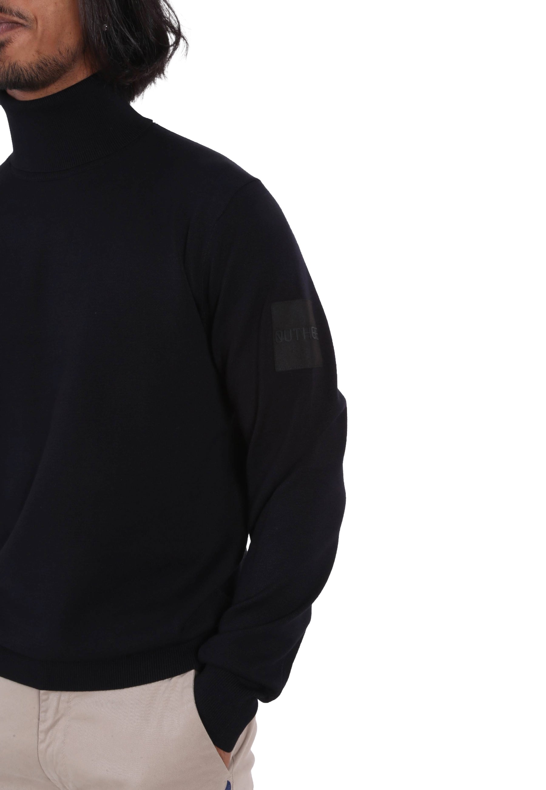 Maglia a collo alto Nero Outhere