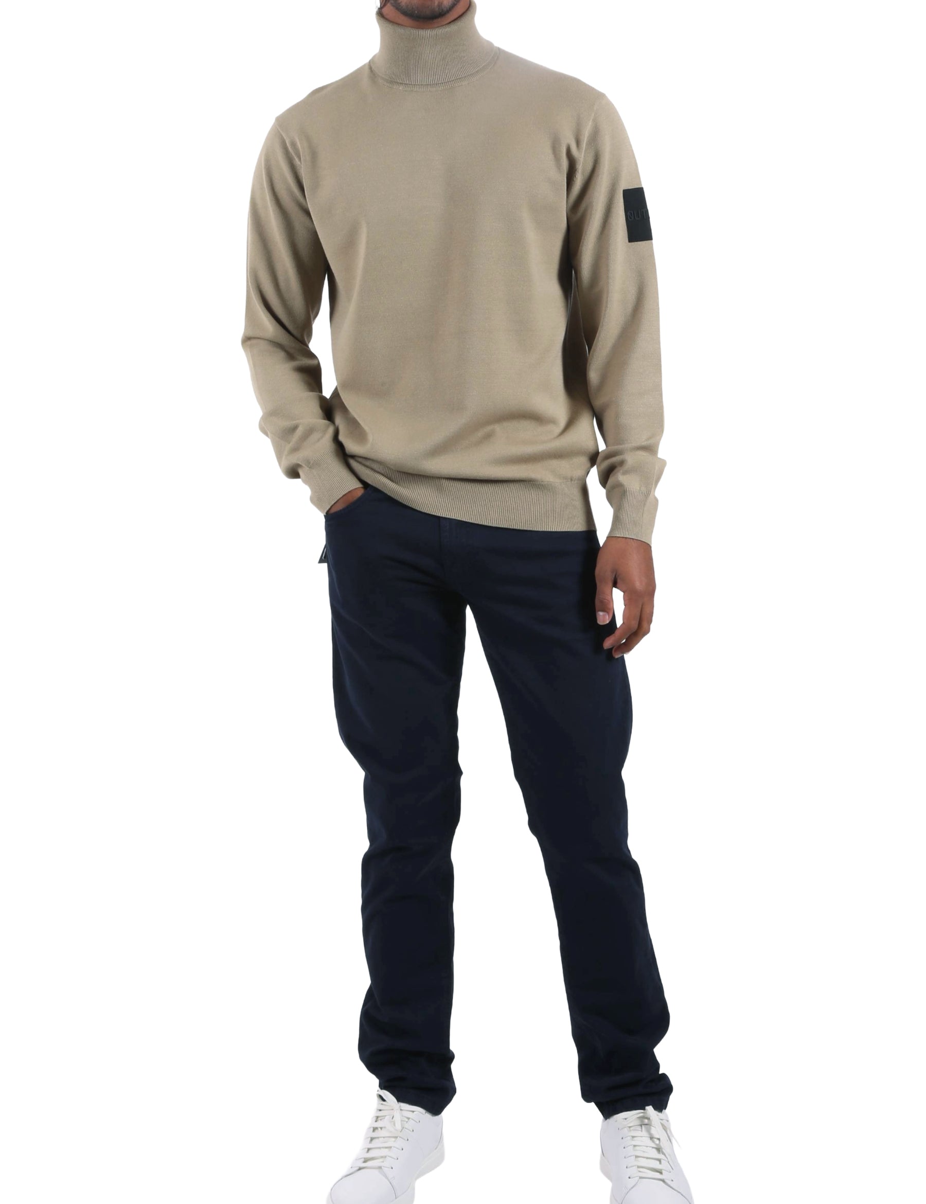 Maglia a collo alto Verde Chiaro Outhere