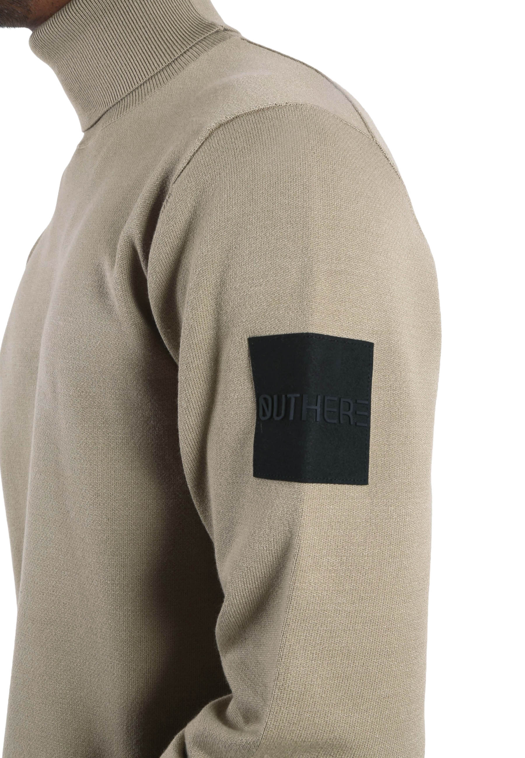 Maglia a collo alto Verde Chiaro Outhere