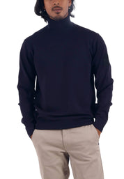 Maglia a collo alto Blu Outhere