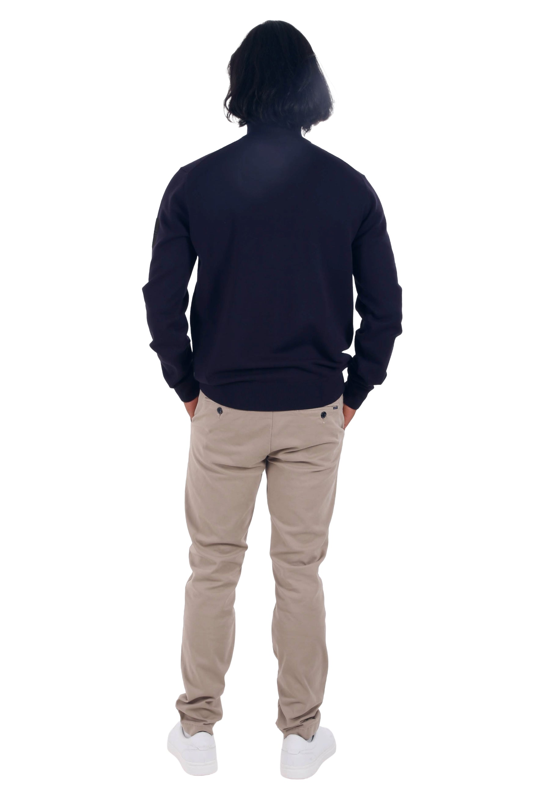 Maglia a collo alto Blu Outhere