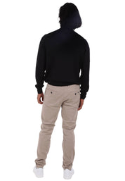 Maglia a collo alto Nero Navigare