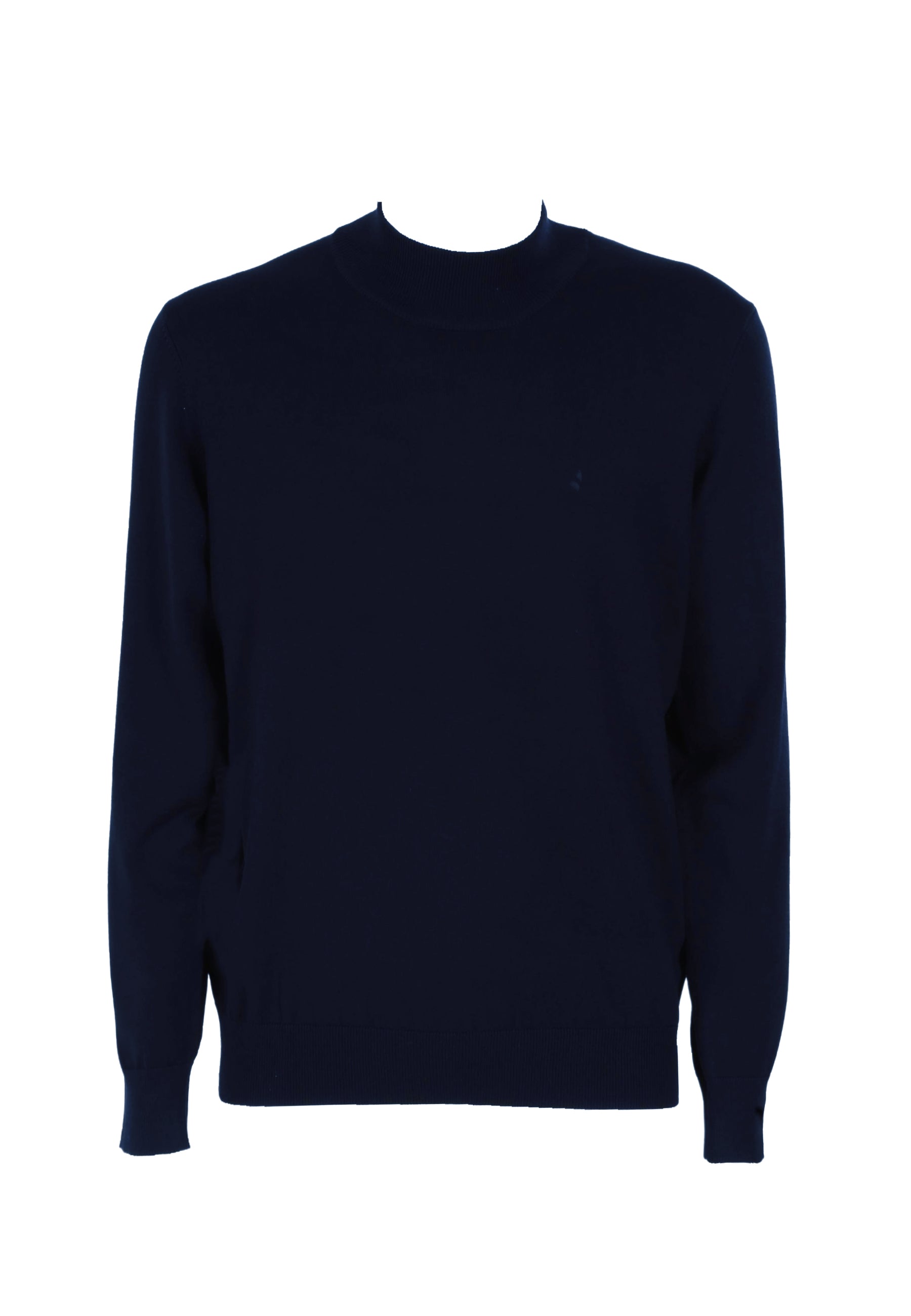 Maglia a collo alto Blu Navigare