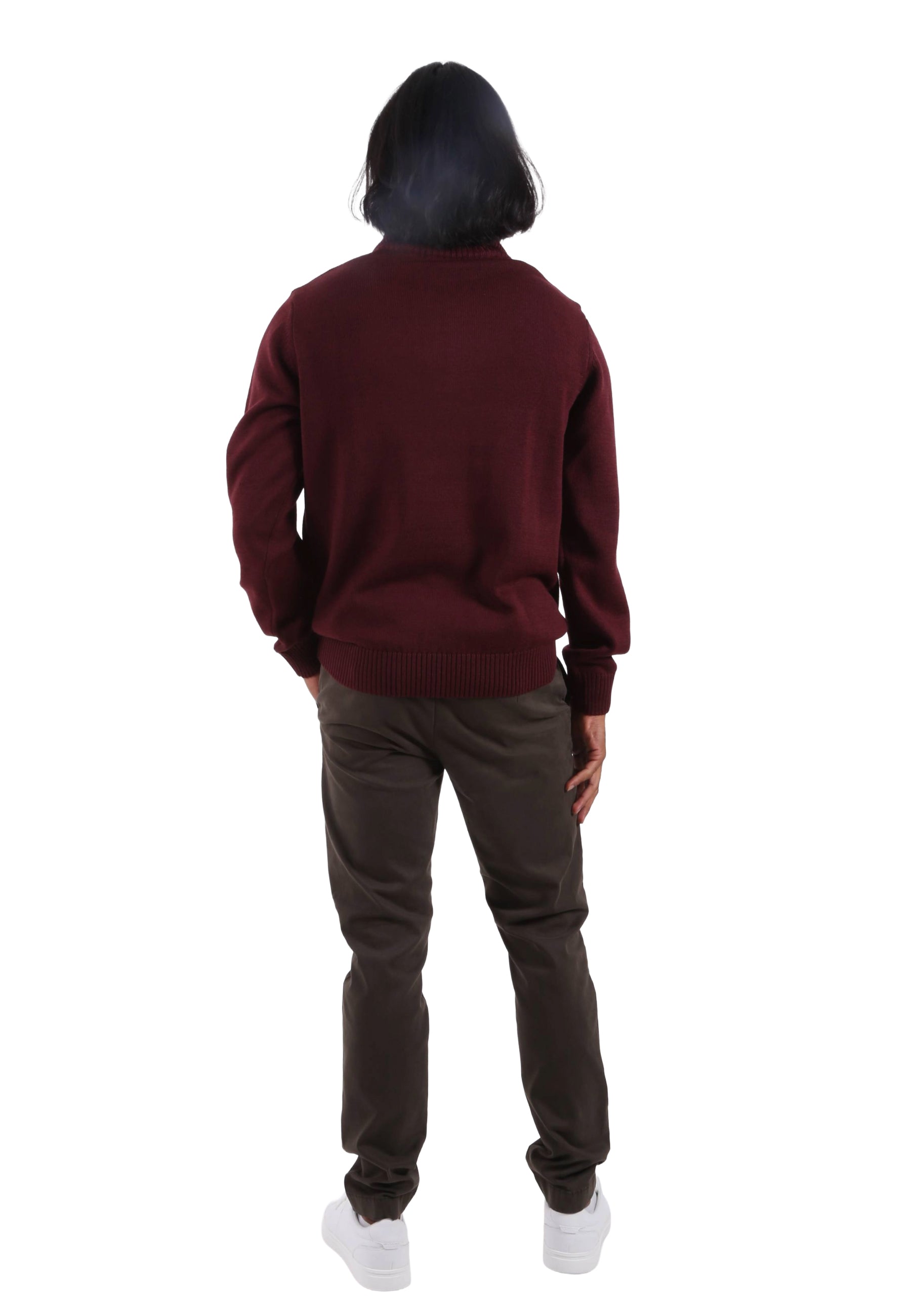 Maglia a collo alto Bordeaux Navigare