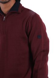 Maglia a collo alto Bordeaux Navigare