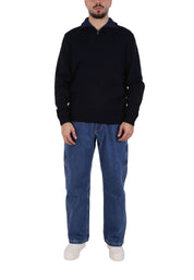 Maglia a collo alto Blu Navigare