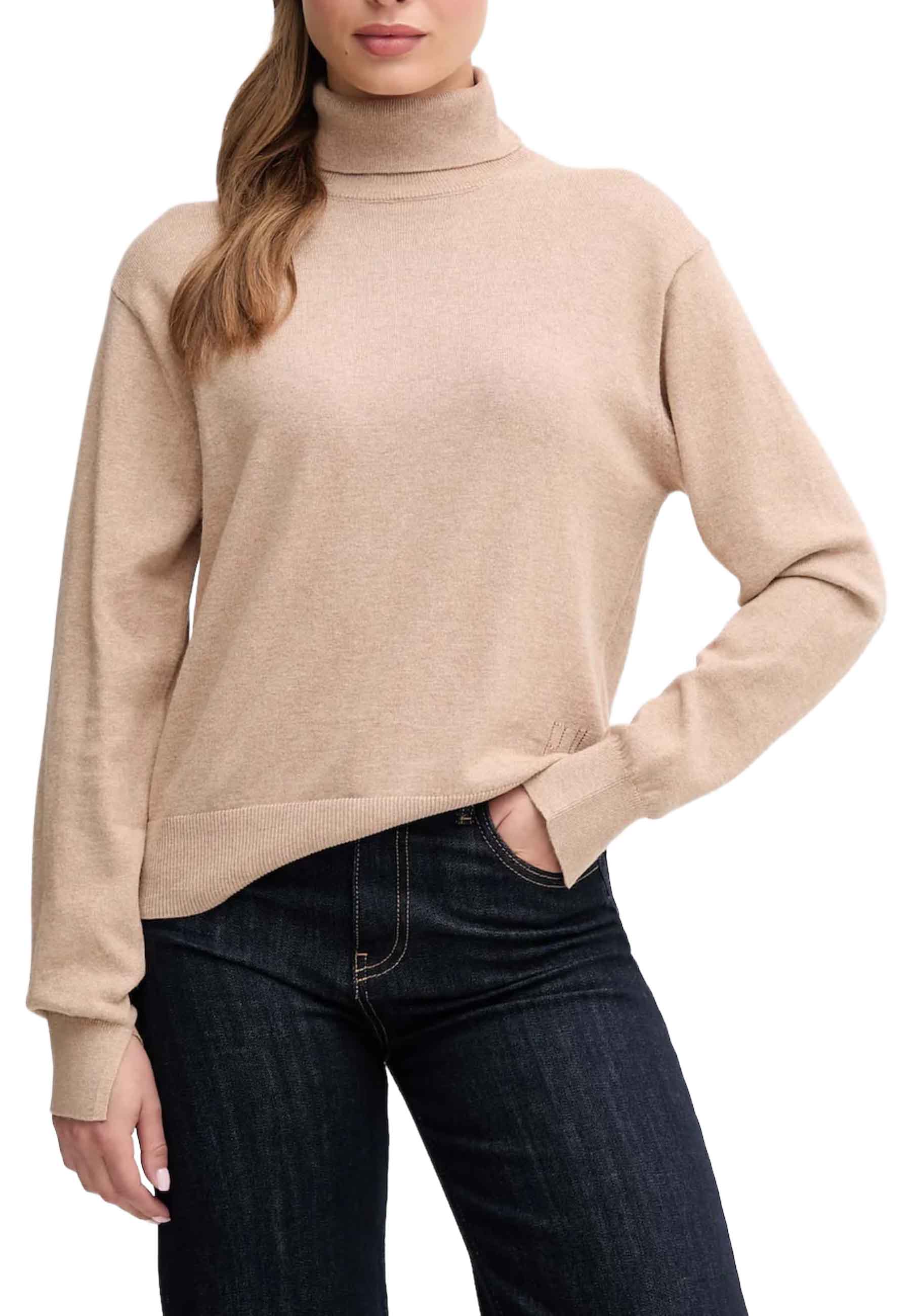 Maglia a collo alto Beige Pepe Jeans