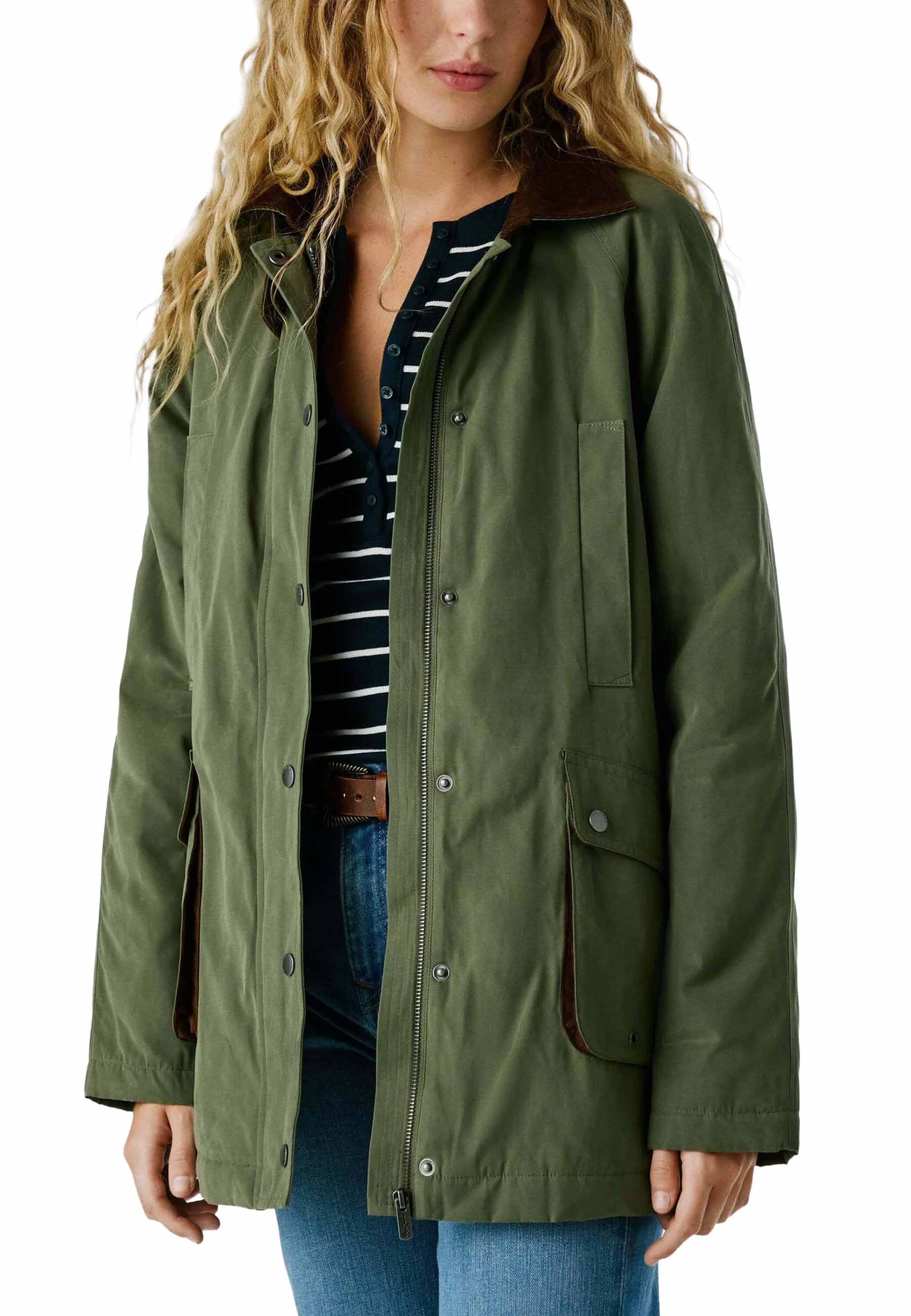 Giacconi Verde Pepe Jeans