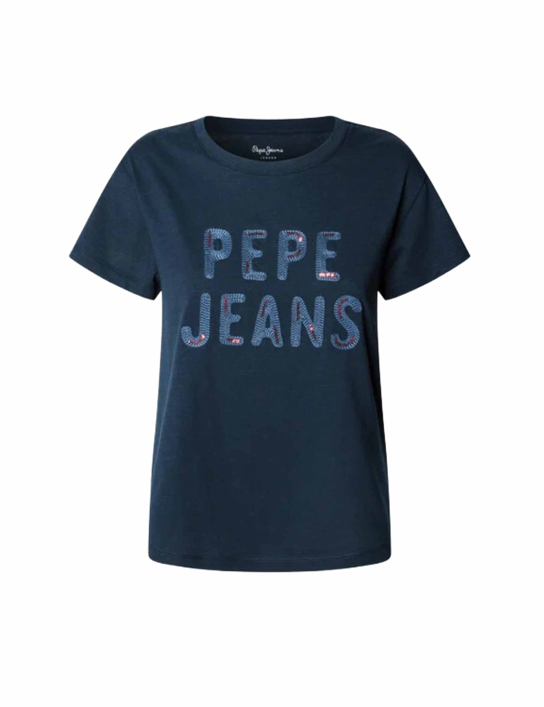 T-shirt Blu Pepe Jeans