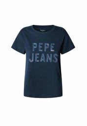 T-shirt Blu Pepe Jeans