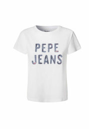 T-shirt Bianco Pepe Jeans