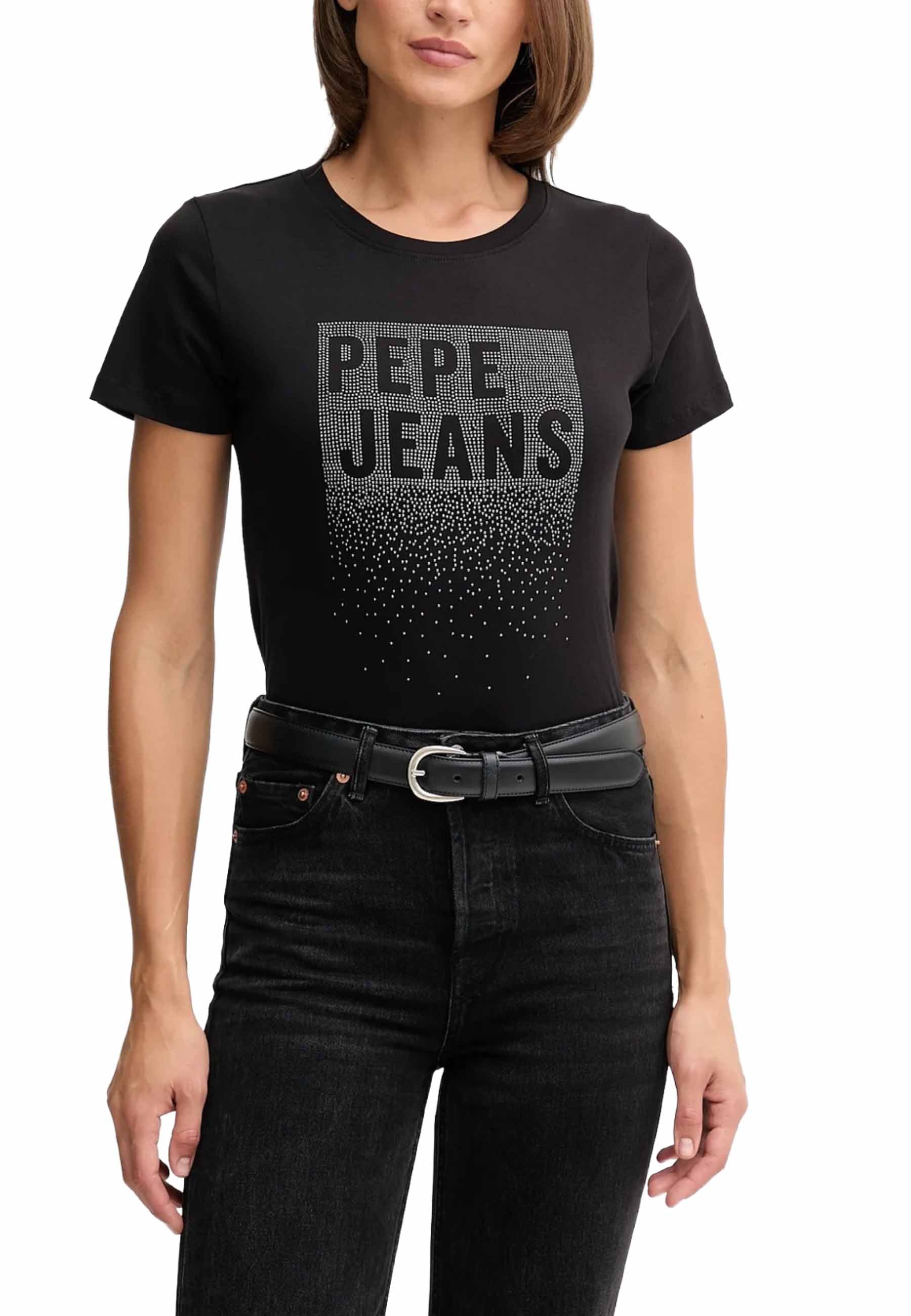 T-shirt Nero Pepe Jeans