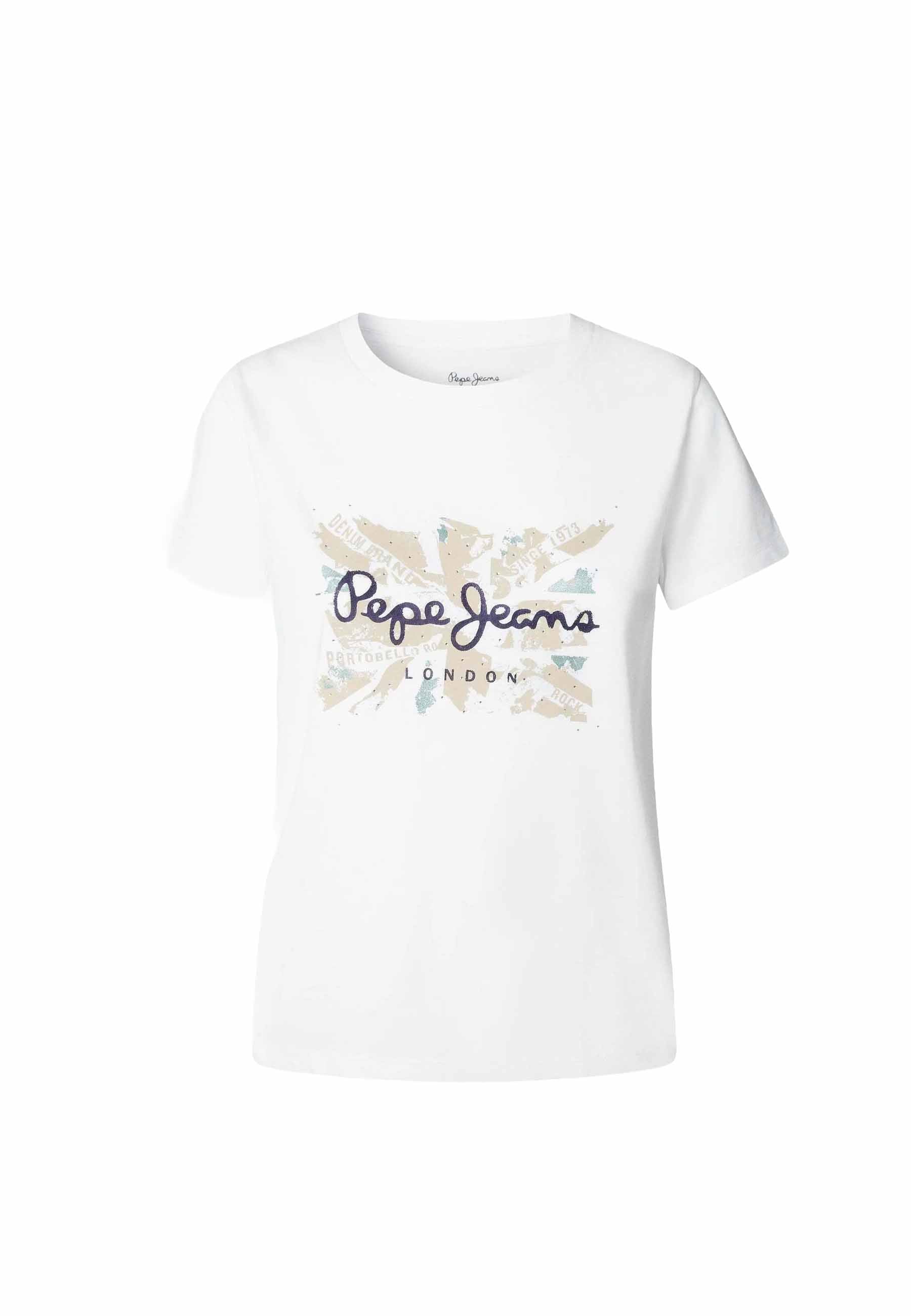 T-shirt Bianco Pepe Jeans