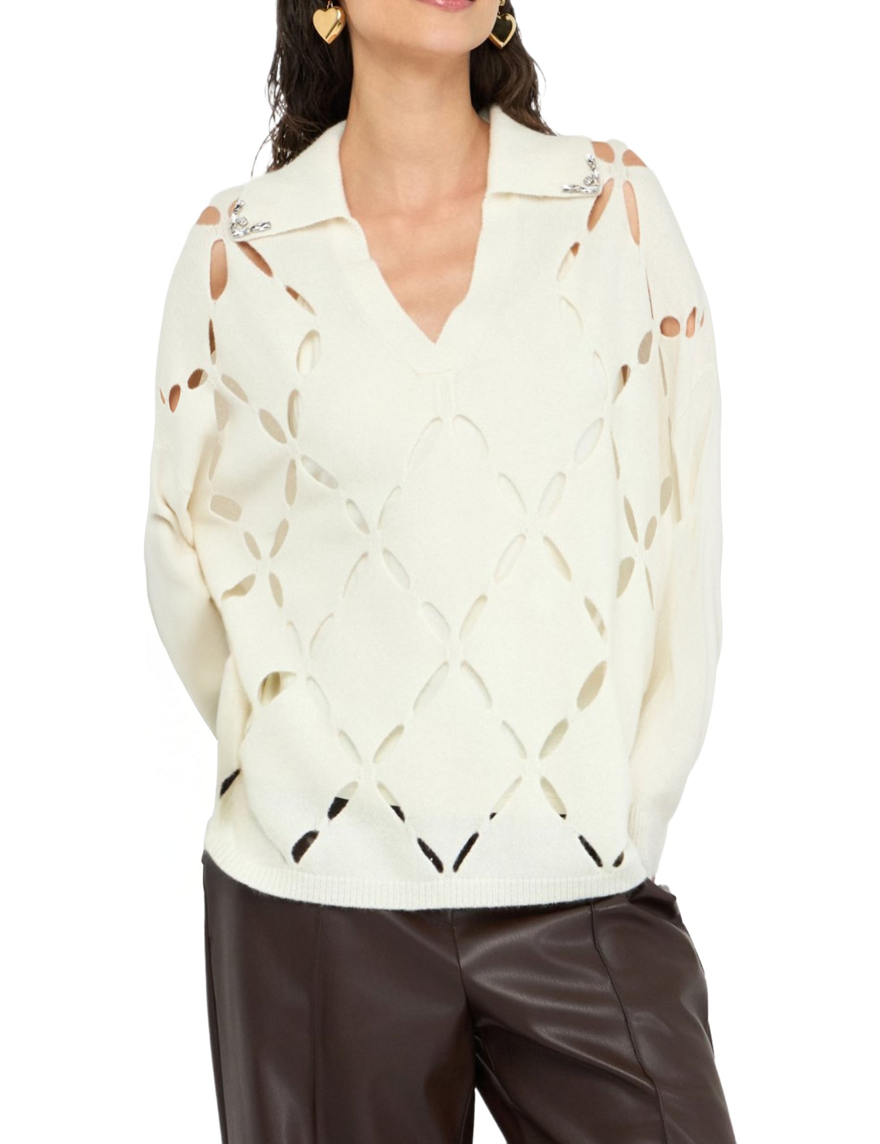 Maglioncini Bianco Liu-jo