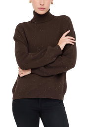 Maglia a collo alto Marrone Liu-jo