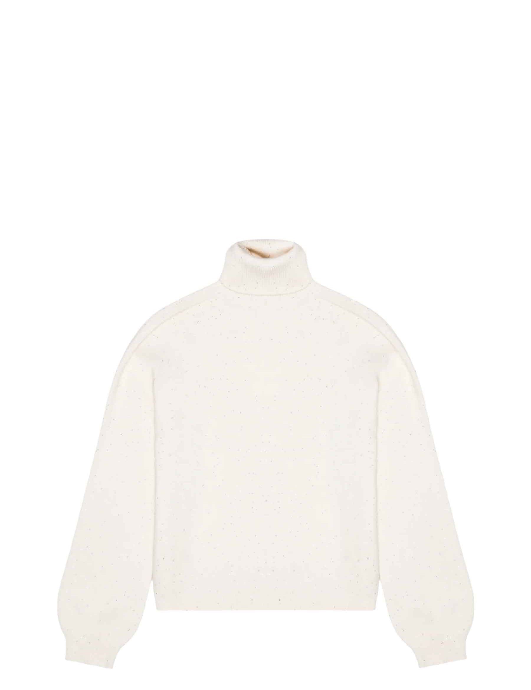 Maglia a collo alto Bianco Liu-jo