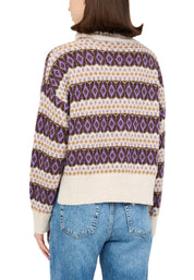 Maglia a collo alto Beige Liu-jo