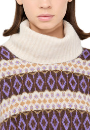 Maglia a collo alto Beige Liu-jo