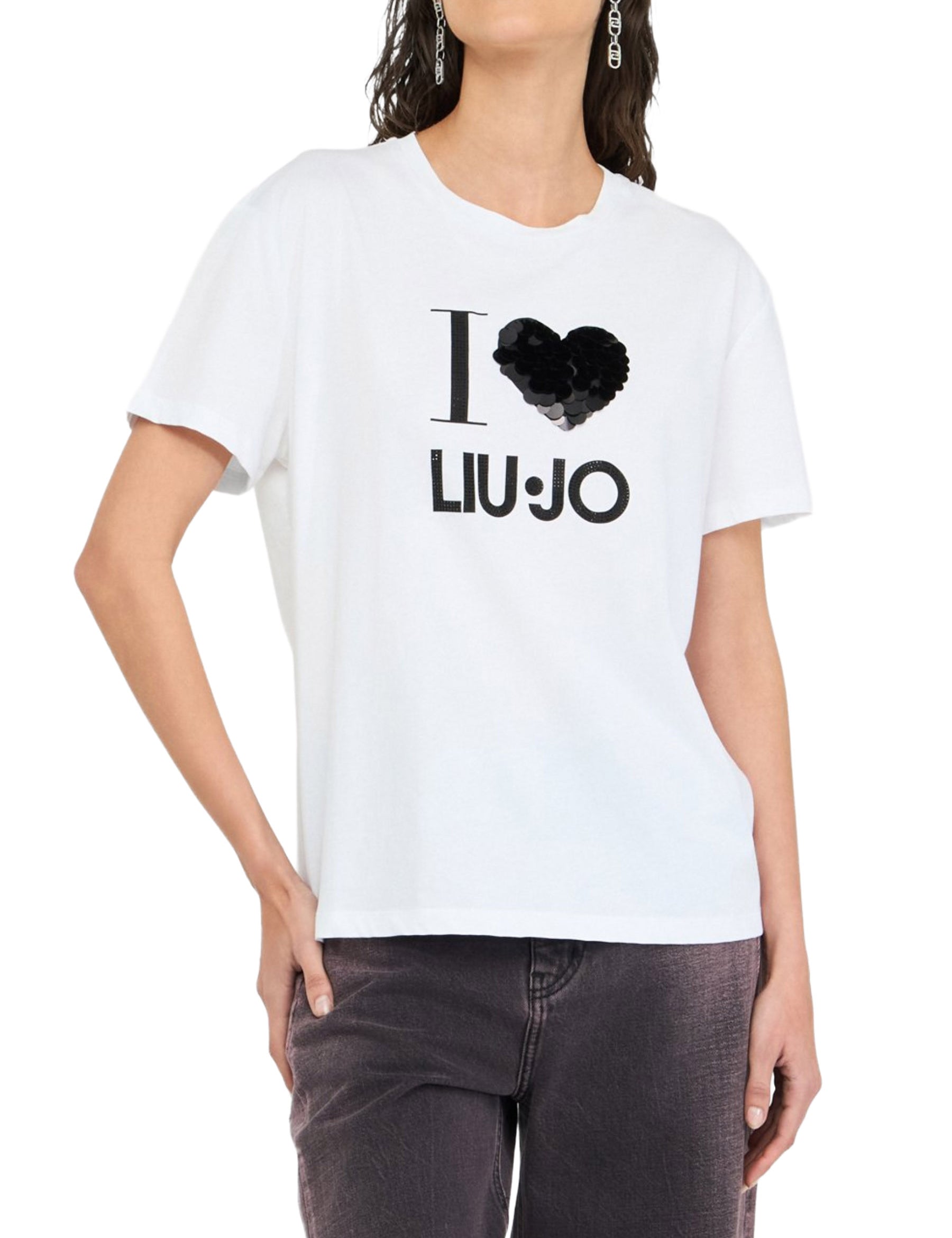 T-shirt Bianco Liu-jo