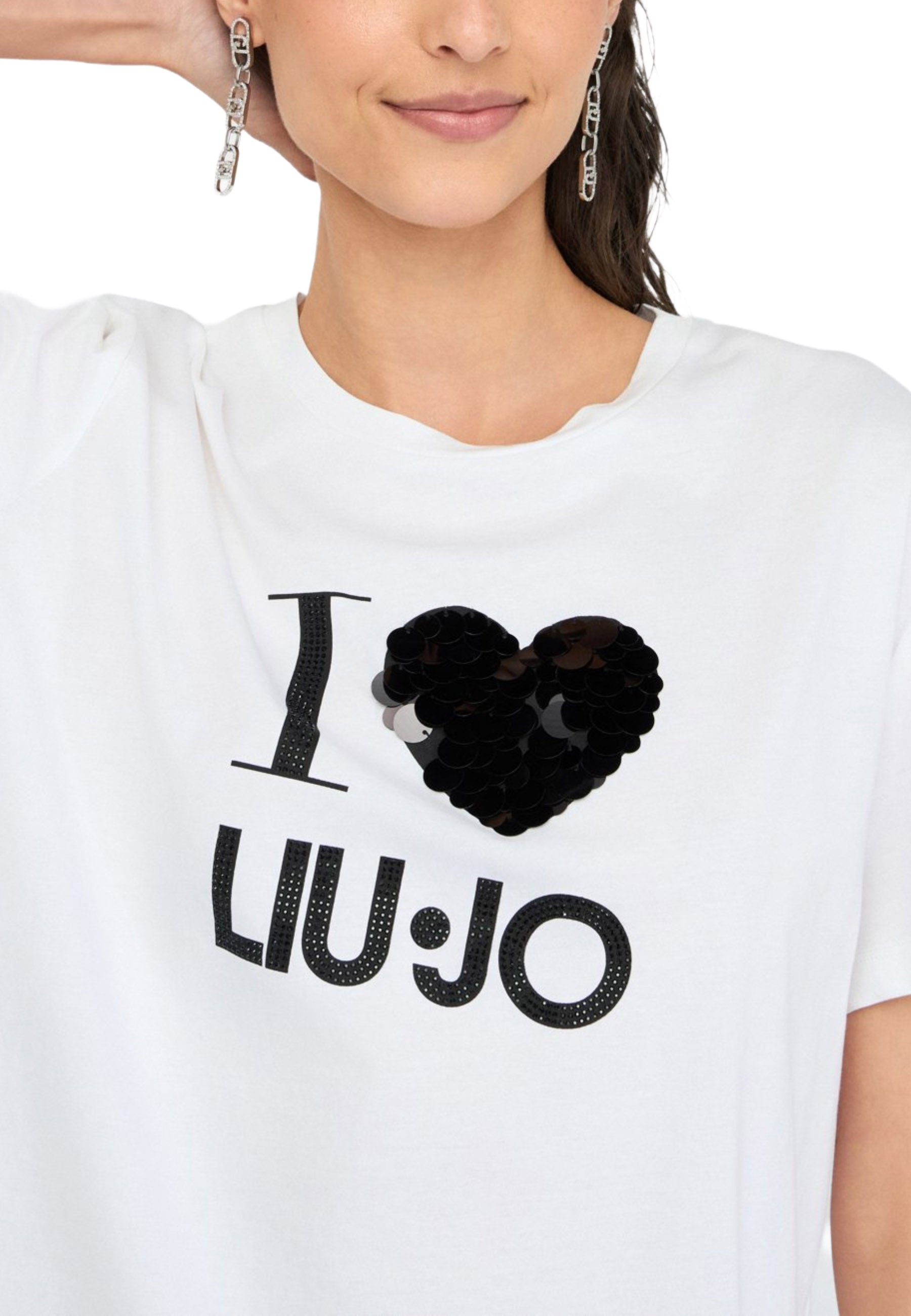 T-shirt Bianco Liu-jo